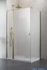Radaway Nes Kdj II Brushed Gold kabina 90x80cm lewa szczotkowane złoto 10032090-99-01L/10039080-01-01